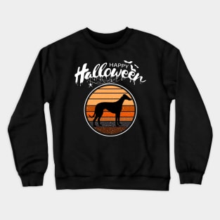 Funny Happy Halloween Beautiful Whippet Men Women Kids Gift Crewneck Sweatshirt